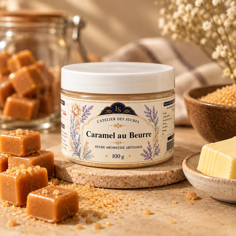 Sucre aromatisé - Caramel au beurre