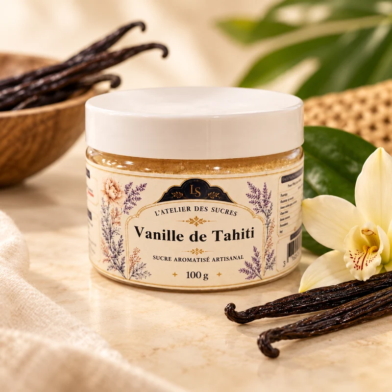 Sucre aromatisé Vanille de Tahiti - Gourmandise